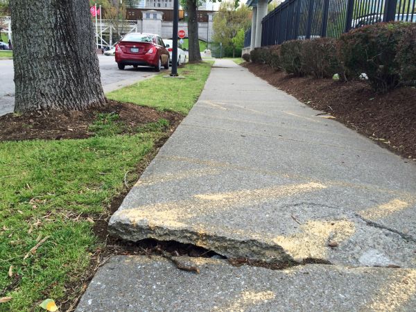 Cement Sidewalk Repair in Lafayette